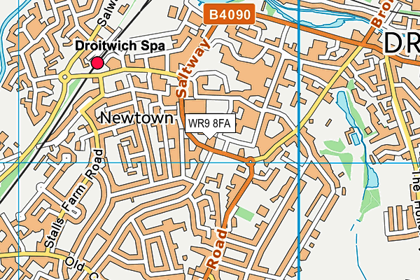 WR9 8FA map - OS VectorMap District (Ordnance Survey) WR9 8FA map - OS VectorMap District (Ordnance Survey)