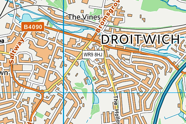 WR9 8HJ map - OS VectorMap District (Ordnance Survey) WR9 8HJ map - OS VectorMap District (Ordnance Survey)