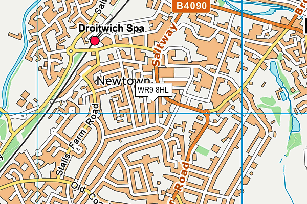 WR9 8HL map - OS VectorMap District (Ordnance Survey) WR9 8HL map - OS VectorMap District (Ordnance Survey)