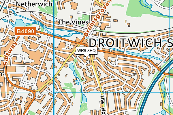 WR9 8HQ map - OS VectorMap District (Ordnance Survey) WR9 8HQ map - OS VectorMap District (Ordnance Survey)