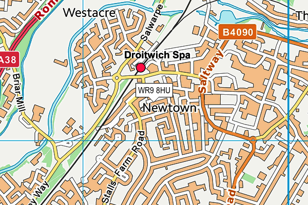 WR9 8HU map - OS VectorMap District (Ordnance Survey) WR9 8HU map - OS VectorMap District (Ordnance Survey)