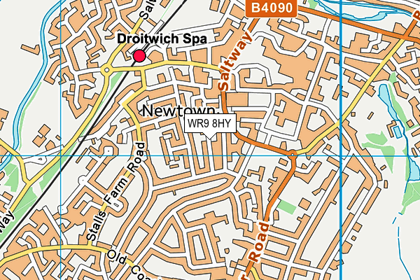 WR9 8HY map - OS VectorMap District (Ordnance Survey) WR9 8HY map - OS VectorMap District (Ordnance Survey)