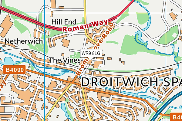WR9 8LG map - OS VectorMap District (Ordnance Survey)
