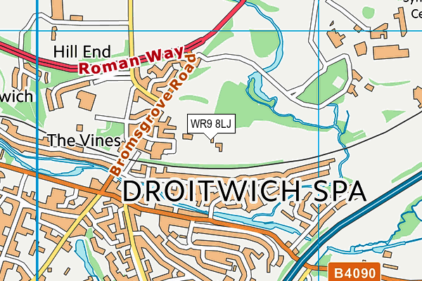 WR9 8LJ map - OS VectorMap District (Ordnance Survey) WR9 8LJ map - OS VectorMap District (Ordnance Survey)
