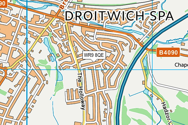 WR9 8QE map - OS VectorMap District (Ordnance Survey) WR9 8QE map - OS VectorMap District (Ordnance Survey)