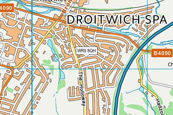 WR9 8QH map - OS VectorMap District (Ordnance Survey) WR9 8QH map - OS VectorMap District (Ordnance Survey)