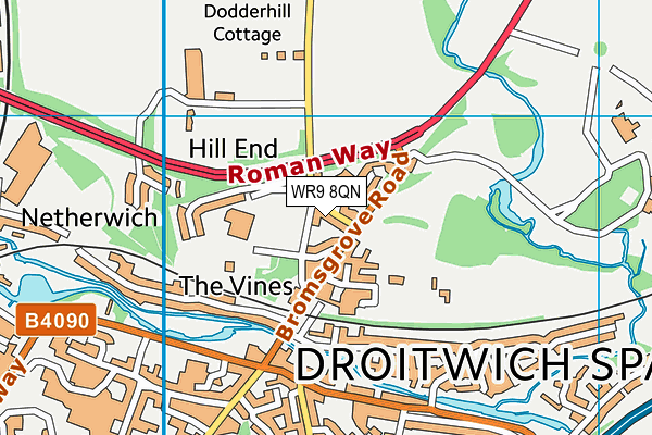 WR9 8QN map - OS VectorMap District (Ordnance Survey) WR9 8QN map - OS VectorMap District (Ordnance Survey)