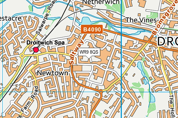 WR9 8QS map - OS VectorMap District (Ordnance Survey) WR9 8QS map - OS VectorMap District (Ordnance Survey)