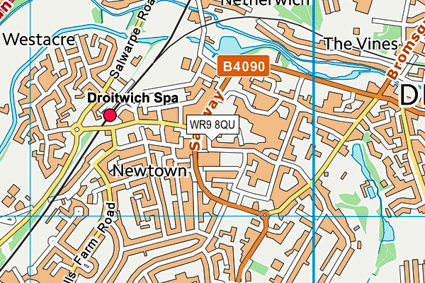 WR9 8QU map - OS VectorMap District (Ordnance Survey) WR9 8QU map - OS VectorMap District (Ordnance Survey)