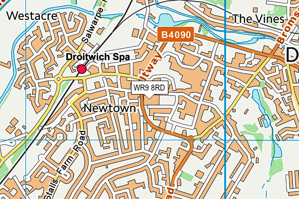 WR9 8RD map - OS VectorMap District (Ordnance Survey) WR9 8RD map - OS VectorMap District (Ordnance Survey)