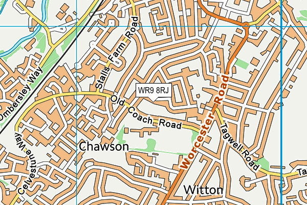 WR9 8RJ map - OS VectorMap District (Ordnance Survey) WR9 8RJ map - OS VectorMap District (Ordnance Survey)