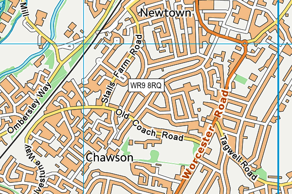 WR9 8RQ map - OS VectorMap District (Ordnance Survey) WR9 8RQ map - OS VectorMap District (Ordnance Survey)