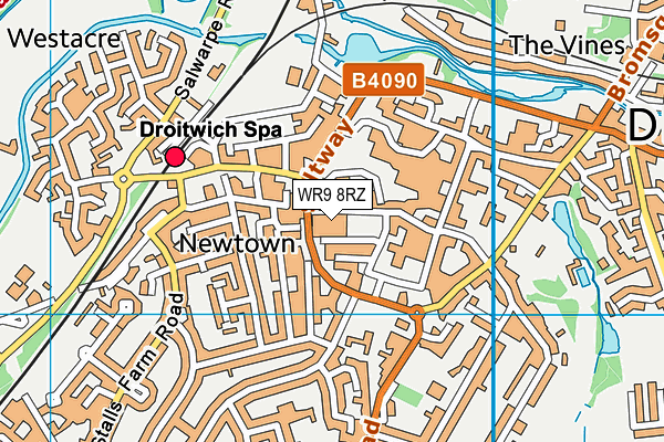 WR9 8RZ map - OS VectorMap District (Ordnance Survey) WR9 8RZ map - OS VectorMap District (Ordnance Survey)