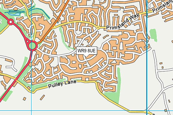 WR9 8UE map - OS VectorMap District (Ordnance Survey) WR9 8UE map - OS VectorMap District (Ordnance Survey)
