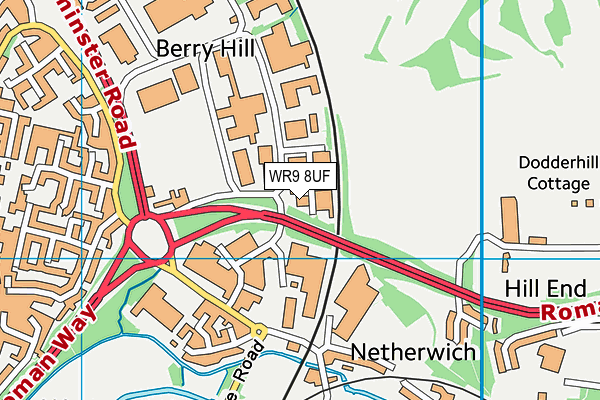 WR9 8UF map - OS VectorMap District (Ordnance Survey) WR9 8UF map - OS VectorMap District (Ordnance Survey)