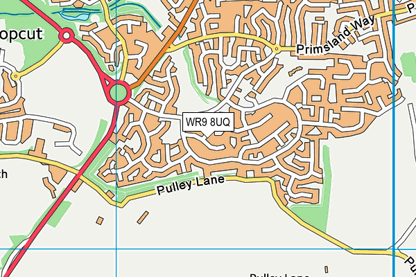WR9 8UQ map - OS VectorMap District (Ordnance Survey) WR9 8UQ map - OS VectorMap District (Ordnance Survey)