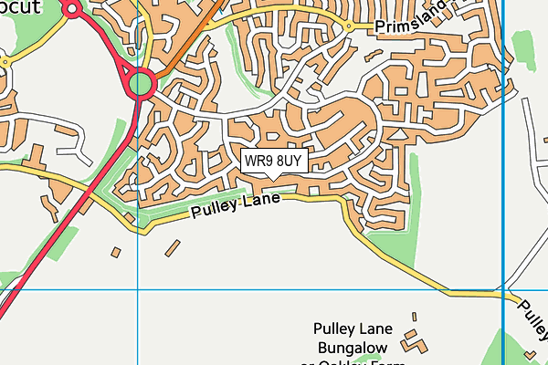 WR9 8UY map - OS VectorMap District (Ordnance Survey) WR9 8UY map - OS VectorMap District (Ordnance Survey)