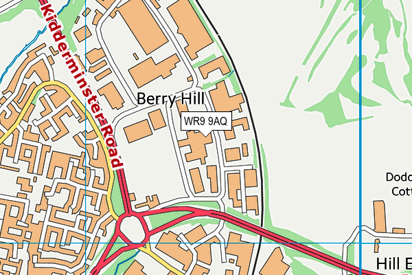 WR9 9AQ map - OS VectorMap District (Ordnance Survey) WR9 9AQ map - OS VectorMap District (Ordnance Survey)