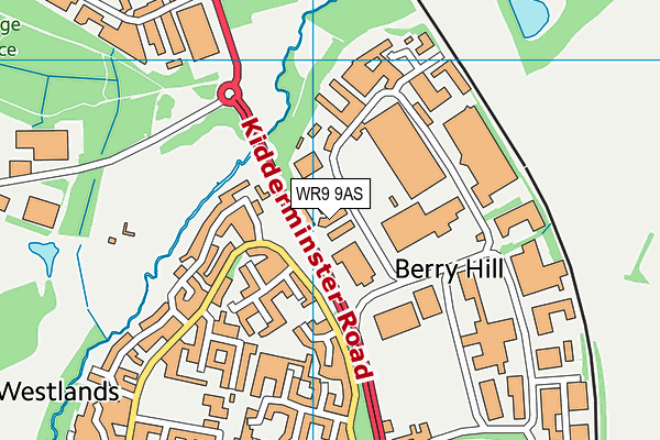 WR9 9AS map - OS VectorMap District (Ordnance Survey) WR9 9AS map - OS VectorMap District (Ordnance Survey)