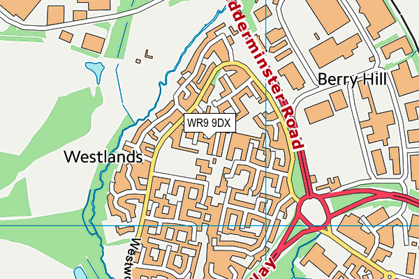 WR9 9DX map - OS VectorMap District (Ordnance Survey) WR9 9DX map - OS VectorMap District (Ordnance Survey)