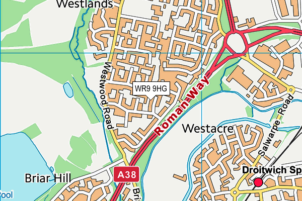 WR9 9HG map - OS VectorMap District (Ordnance Survey) WR9 9HG map - OS VectorMap District (Ordnance Survey)