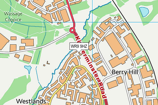 WR9 9HZ map - OS VectorMap District (Ordnance Survey) WR9 9HZ map - OS VectorMap District (Ordnance Survey)