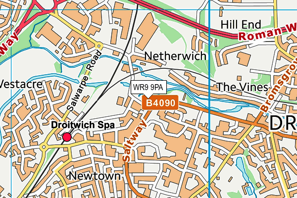 WR9 9PA map - OS VectorMap District (Ordnance Survey) WR9 9PA map - OS VectorMap District (Ordnance Survey)