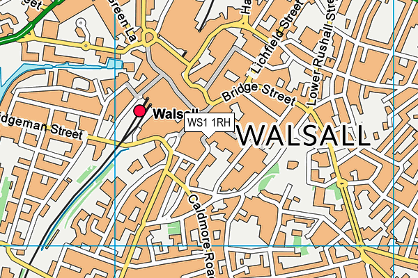 WS1 1RH map - OS VectorMap District (Ordnance Survey) WS1 1RH map - OS VectorMap District (Ordnance Survey)
