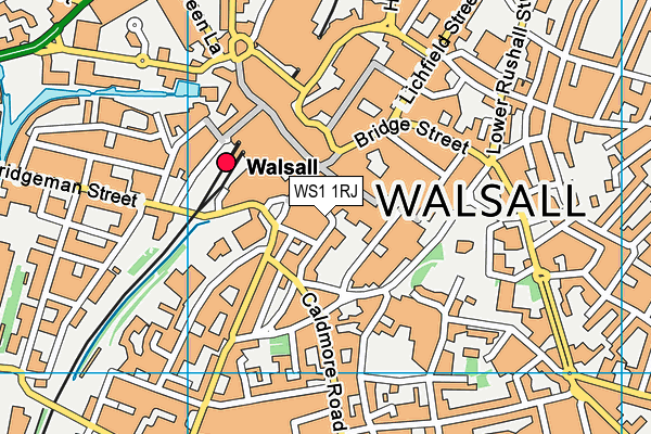 WS1 1RJ map - OS VectorMap District (Ordnance Survey) WS1 1RJ map - OS VectorMap District (Ordnance Survey)