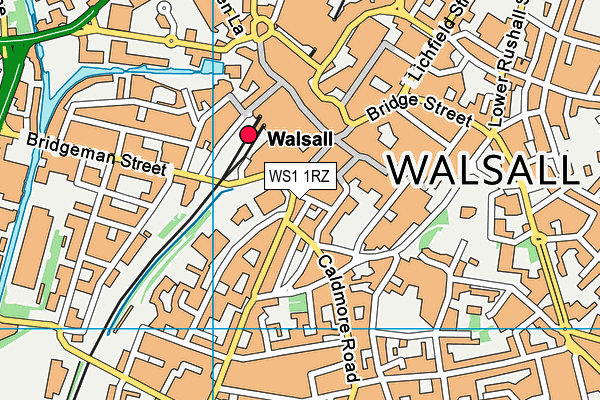 WS1 1RZ map - OS VectorMap District (Ordnance Survey) WS1 1RZ map - OS VectorMap District (Ordnance Survey)