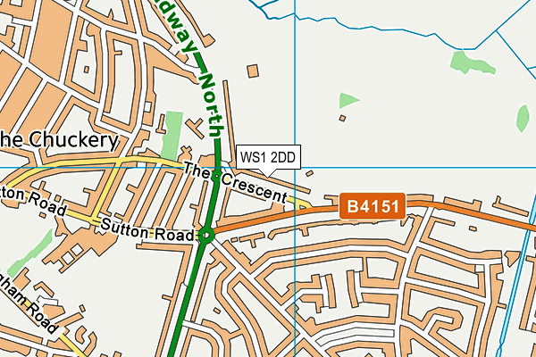 WS1 2DD map - OS VectorMap District (Ordnance Survey) WS1 2DD map - OS VectorMap District (Ordnance Survey)