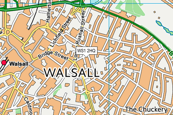 WS1 2HQ map - OS VectorMap District (Ordnance Survey) WS1 2HQ map - OS VectorMap District (Ordnance Survey)