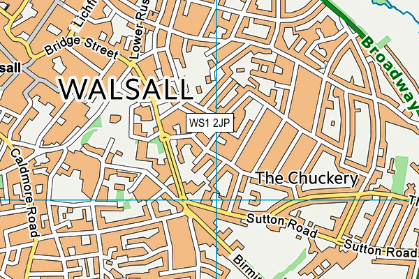 WS1 2JP map - OS VectorMap District (Ordnance Survey) WS1 2JP map - OS VectorMap District (Ordnance Survey)