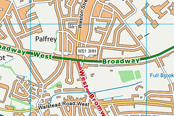 WS1 3HH map - OS VectorMap District (Ordnance Survey) WS1 3HH map - OS VectorMap District (Ordnance Survey)