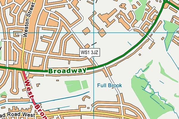 WS1 3JZ map - OS VectorMap District (Ordnance Survey) WS1 3JZ map - OS VectorMap District (Ordnance Survey)