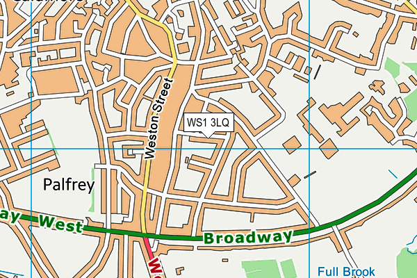 WS1 3LQ map - OS VectorMap District (Ordnance Survey) WS1 3LQ map - OS VectorMap District (Ordnance Survey)