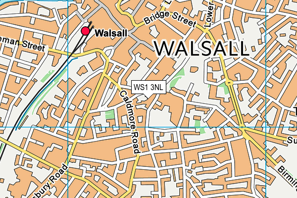 WS1 3NL map - OS VectorMap District (Ordnance Survey) WS1 3NL map - OS VectorMap District (Ordnance Survey)