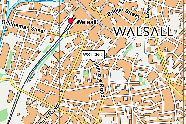 WS1 3NQ map - OS VectorMap District (Ordnance Survey) WS1 3NQ map - OS VectorMap District (Ordnance Survey)