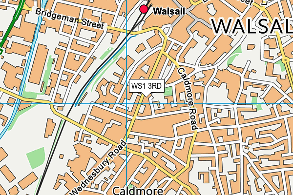 WS1 3RD map - OS VectorMap District (Ordnance Survey) WS1 3RD map - OS VectorMap District (Ordnance Survey)