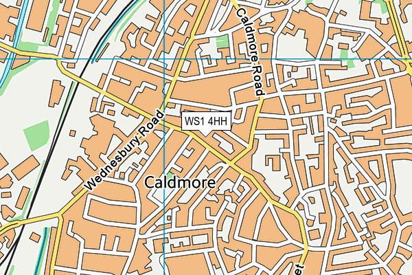 WS1 4HH map - OS VectorMap District (Ordnance Survey) WS1 4HH map - OS VectorMap District (Ordnance Survey)