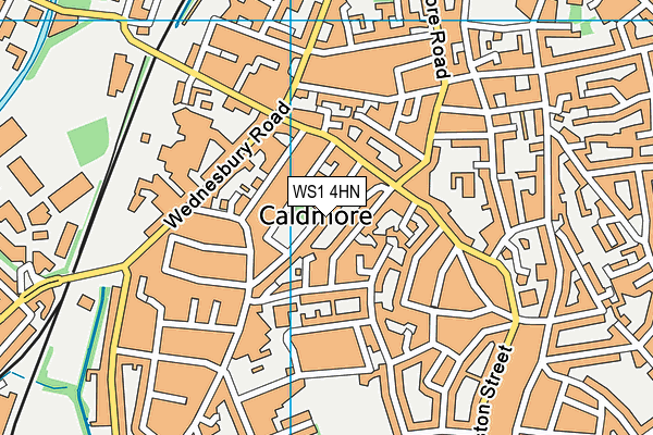 WS1 4HN map - OS VectorMap District (Ordnance Survey) WS1 4HN map - OS VectorMap District (Ordnance Survey)