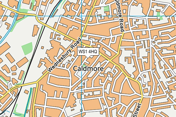 WS1 4HQ map - OS VectorMap District (Ordnance Survey) WS1 4HQ map - OS VectorMap District (Ordnance Survey)