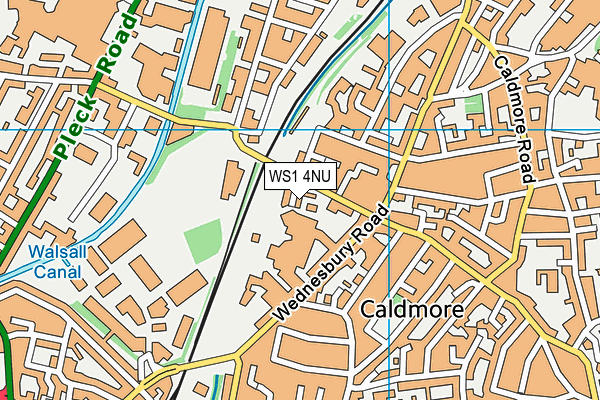 WS1 4NU map - OS VectorMap District (Ordnance Survey) WS1 4NU map - OS VectorMap District (Ordnance Survey)