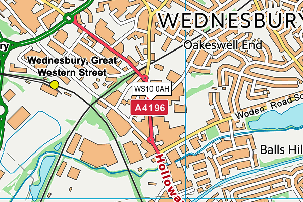 WS10 0AH map - OS VectorMap District (Ordnance Survey) WS10 0AH map - OS VectorMap District (Ordnance Survey)