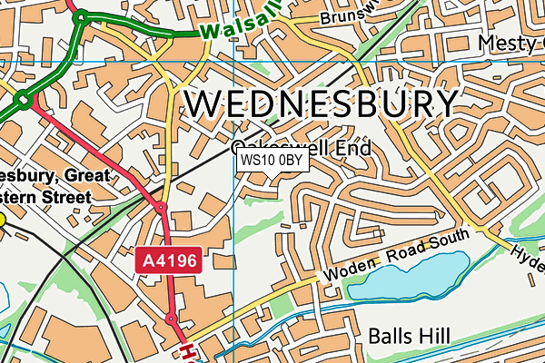 WS10 0BY map - OS VectorMap District (Ordnance Survey) WS10 0BY map - OS VectorMap District (Ordnance Survey)