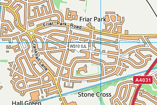 WS10 0JL map - OS VectorMap District (Ordnance Survey) WS10 0JL map - OS VectorMap District (Ordnance Survey)