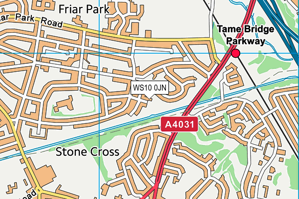 WS10 0JN map - OS VectorMap District (Ordnance Survey) WS10 0JN map - OS VectorMap District (Ordnance Survey)