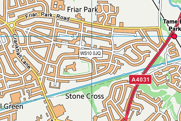 WS10 0JQ map - OS VectorMap District (Ordnance Survey) WS10 0JQ map - OS VectorMap District (Ordnance Survey)