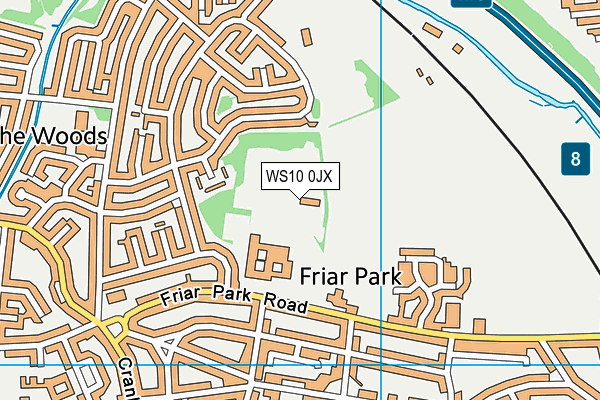WS10 0JX map - OS VectorMap District (Ordnance Survey) WS10 0JX map - OS VectorMap District (Ordnance Survey)