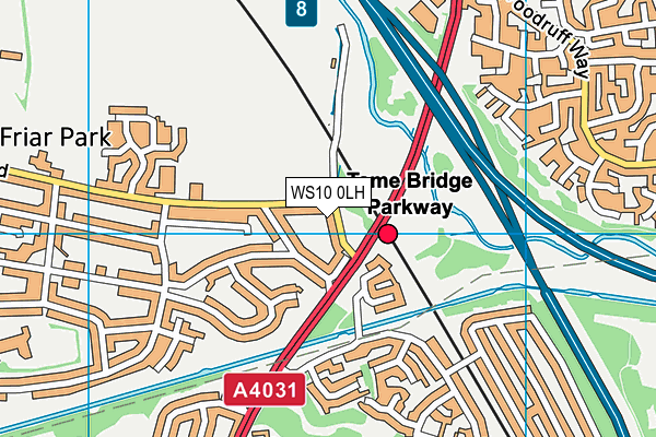 WS10 0LH map - OS VectorMap District (Ordnance Survey) WS10 0LH map - OS VectorMap District (Ordnance Survey)